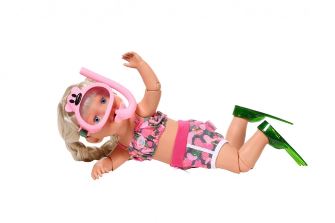 Starší nővér BABY born Play & Style, szőke, 43 cm