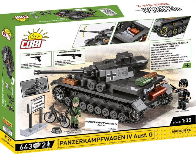 Panzerkampfwagen IV Ausf. G építőkocka készlet