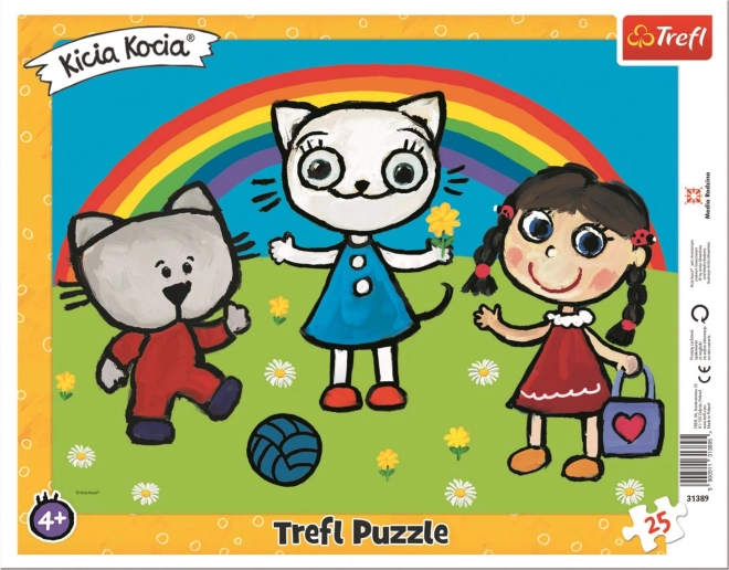 Kicia Kocia napos nap puzzle, 25 darabos