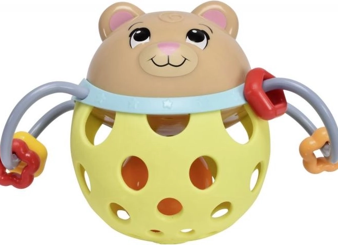 Csörgő mackó vagy panda 10 cm