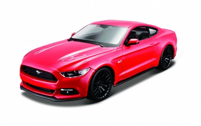 Ford Mustang GT 2015 piros összeszerelhető modellautó 1:24