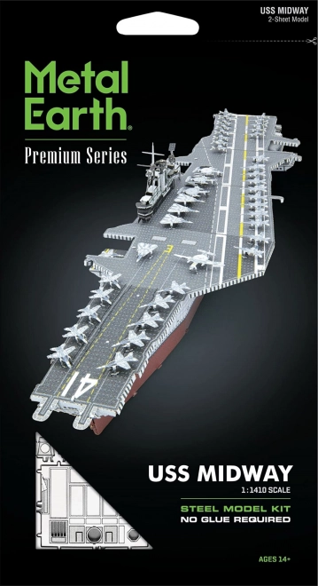 Fémföld 3D puzzle prémium sorozat: USS Midway repülőgép-hordozó