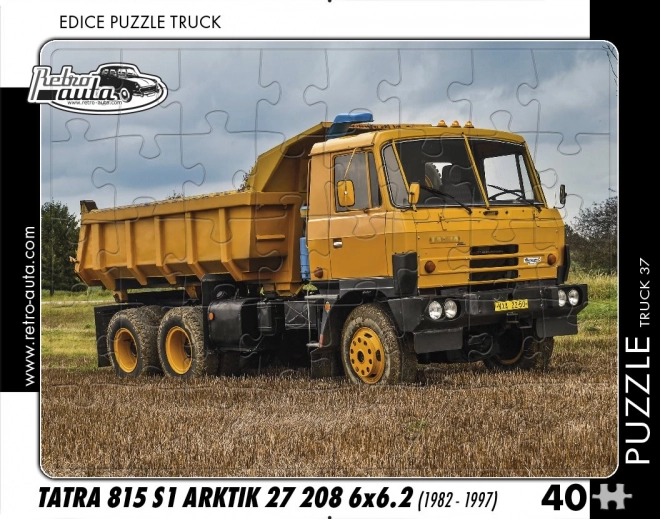 retro autó puzzle kamion Tatra 815 S1 Arktik