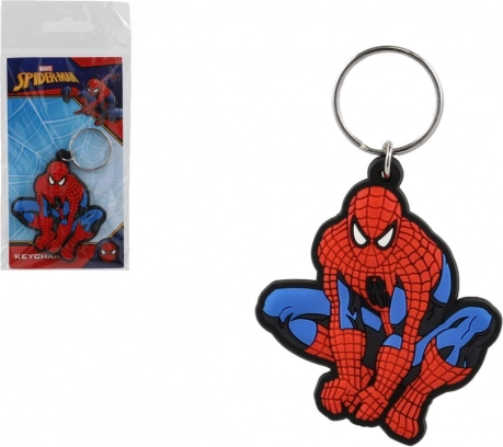 Gumis MARVEL PÓKEMBER kulcstartó, ülő figura, 6 cm