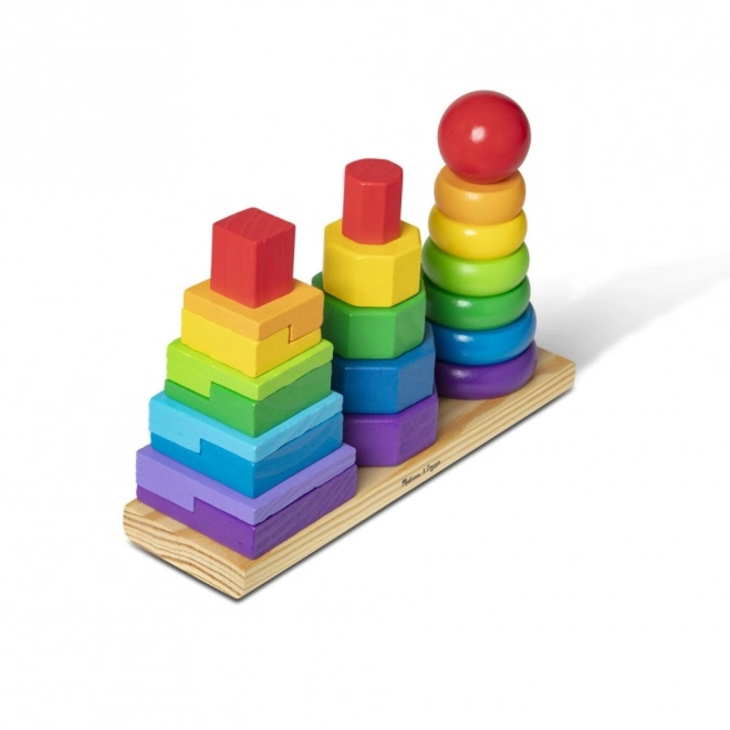 Színes geometriai puzzle Melissa & Doug