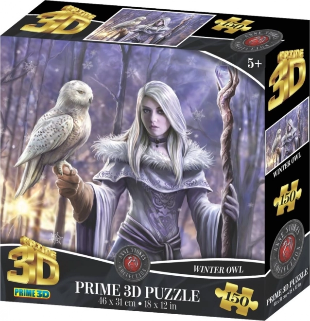 Téli Bagoly 3D Puzzle 150 Darabos