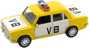 Rendőrautó VB Lada 1200 elemmel, hanggal és fényekkel