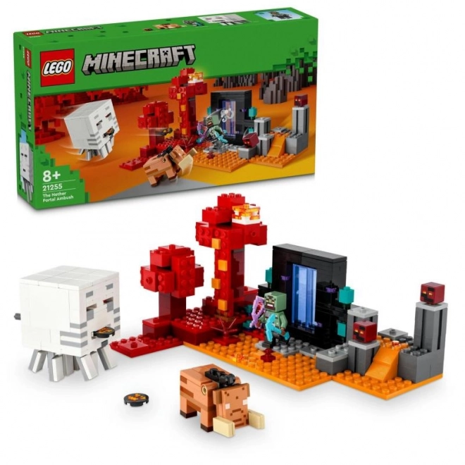 LEGO Minecraft A Nether Portálnál Zasazka