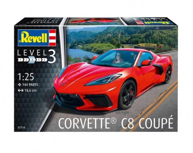 model autó Corvette C8 Coupe 1/25