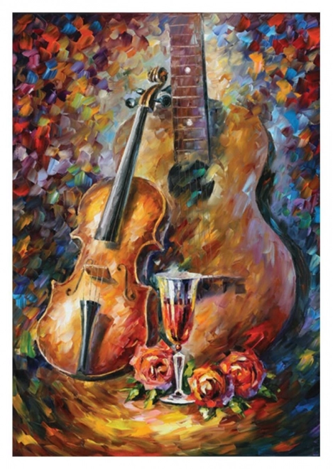 Gitár és hegedű puzzle 500 darabos