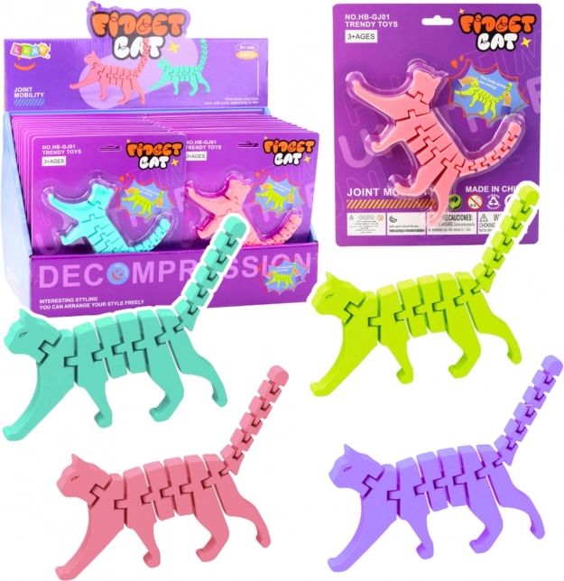 Puzzle Macska Fidget 3D Kirakó