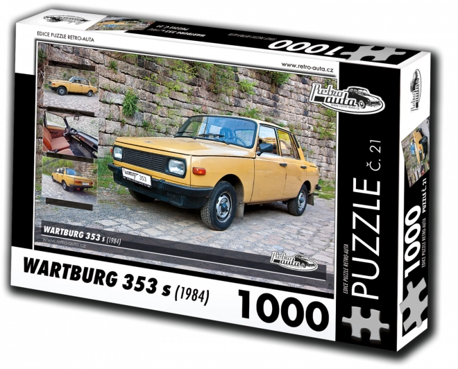 Retro autók puzzle Wartburg 353 S (1984) 1000 darab