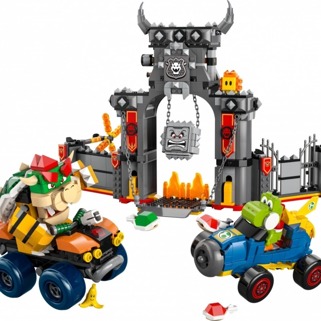 Építőkészlet Mario Kart - Bowser és vára
