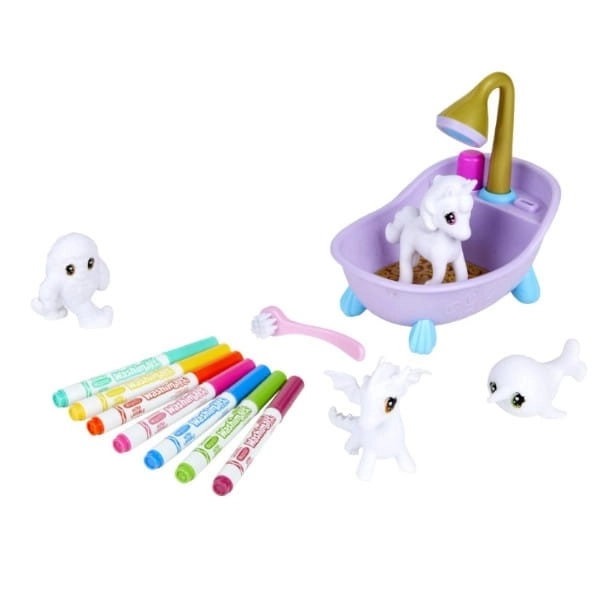 Kreatív Készlet Meseállatok Színezhető Figurák Crayola Washimals