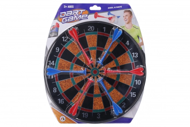 Mágneses darts tábla 30 cm gyerekeknek