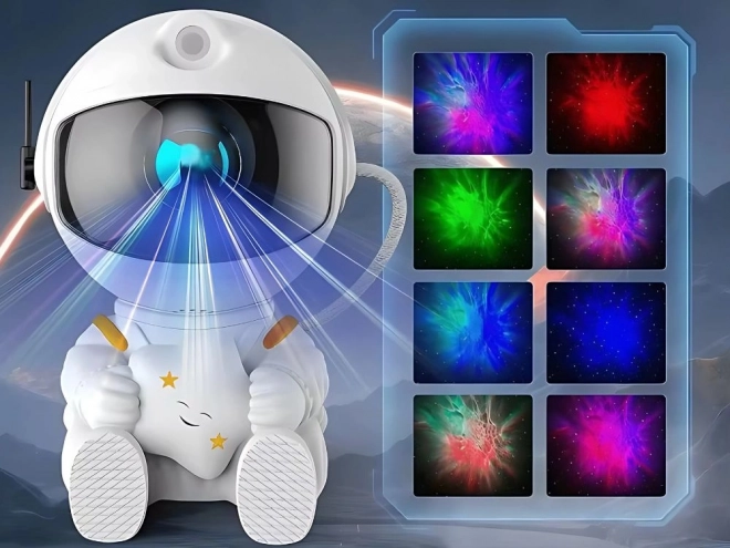 Asztronauta LED éjszakai projektor lámpa