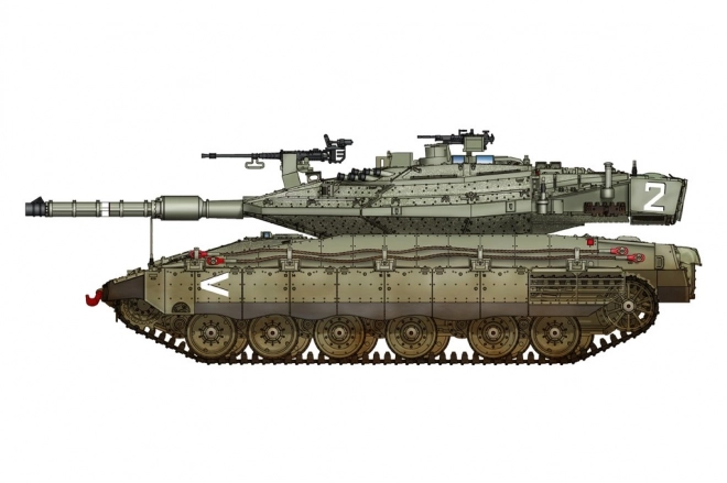 Izraeli Merkava Mk IV műanyag modell