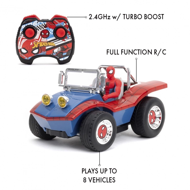 Pókember RC buggy 1:24 figurával