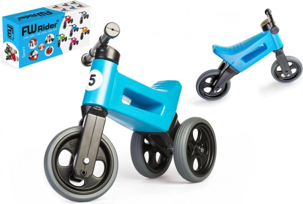FUNNY WHEELS Rider Sport 2 az 1-ben futóbicikli gyerekeknek – Kék