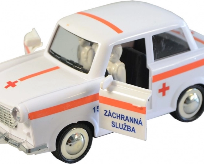 Retro mentőautó lendkerekes