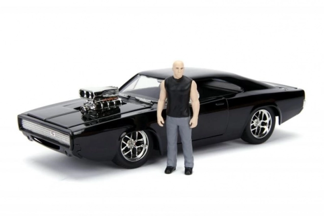 Rychle És Zběsile 1970 Dodge Charger 1:24 + Dominic Toretto Figura