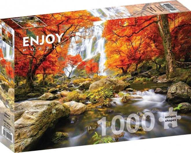 Élvezd őszi vízesés puzzle 1000 darabos