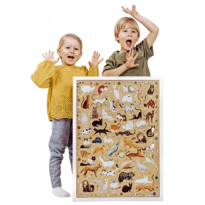 60 darabos cica puzzle - Puzzlove CzuCzu