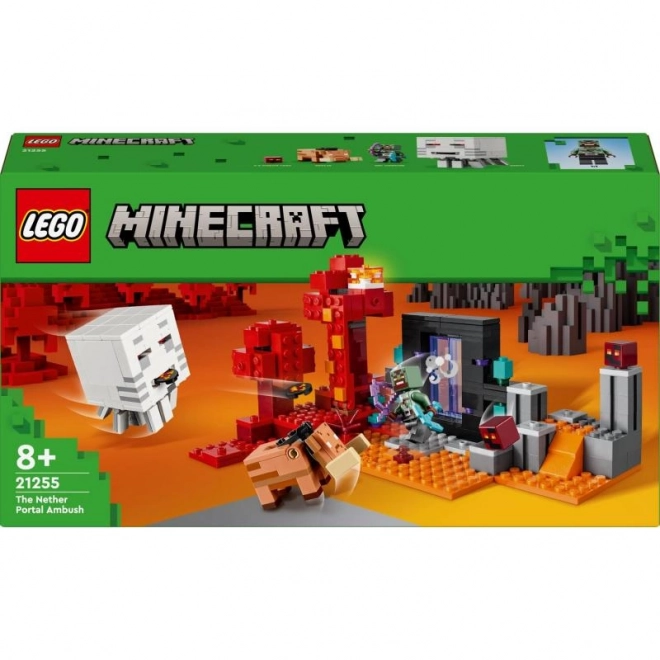 LEGO Minecraft A Nether Portálnál Zasazka