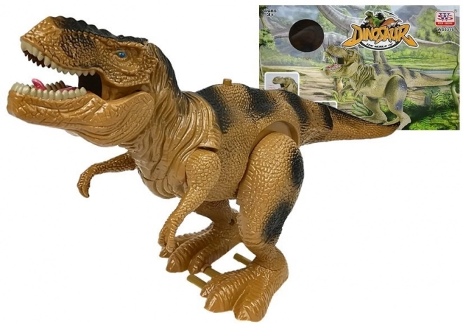 Dinoszaurusz Tyrannosaurus Rex elemes barna