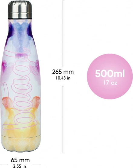 Termopalack fém tetővel, festés, 500 ml