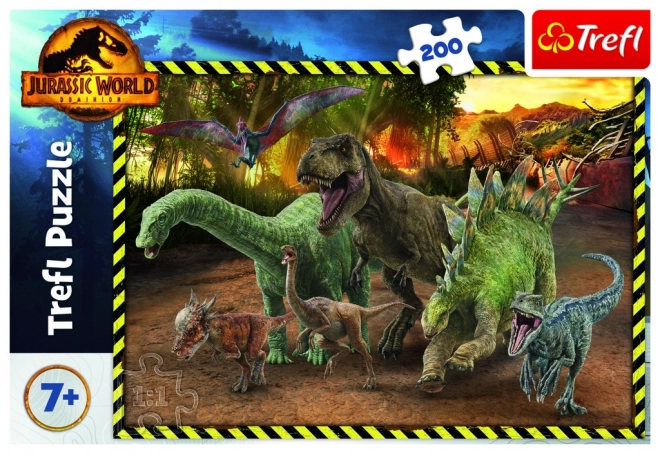 Jurassic Park dinoszaurusz puzzle 200 darabos