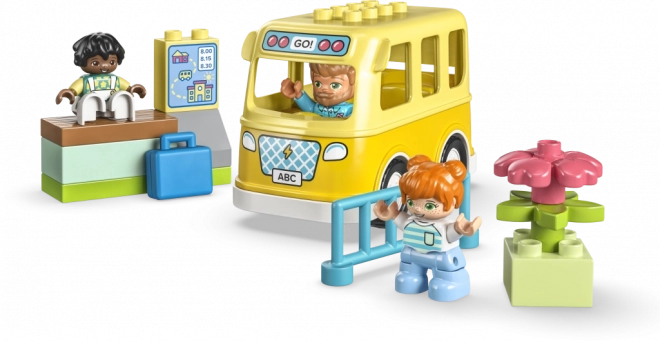 Buszos kaland készlet LEGO DUPLO-val