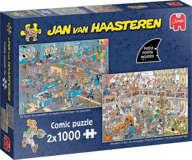 Puzzle Felújítás és Barkácsbolt 2x1000 darab