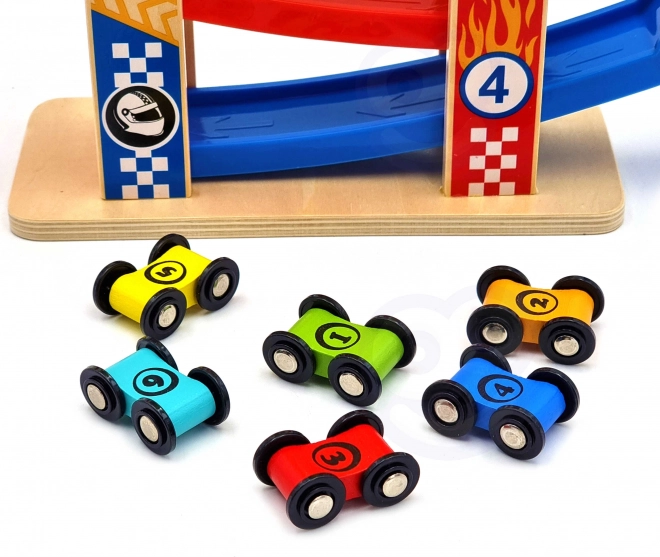 Tooky Toy Színes autópálya csúszda