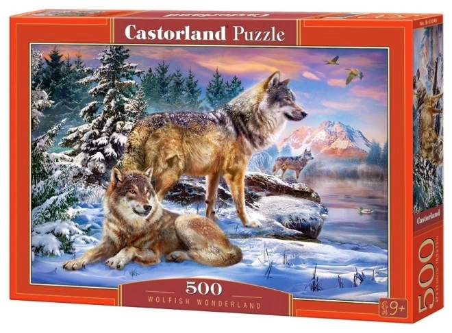 Castorland puzzle farkasország 500 darabos