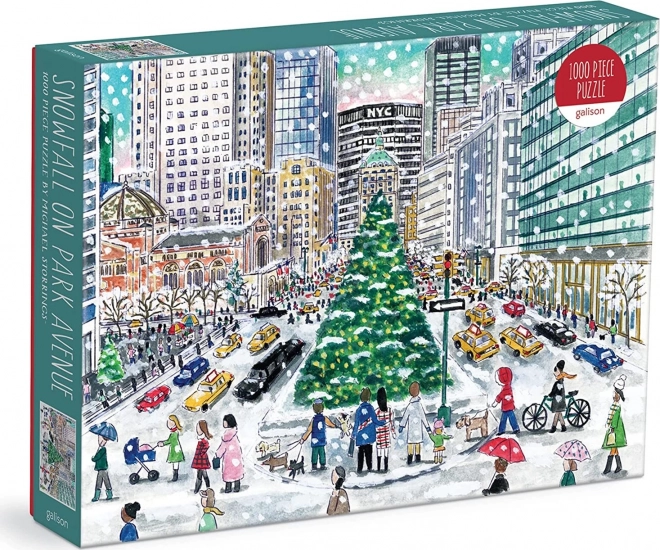 Galison Téli Park Avenue Puzzle 1000 Darabos