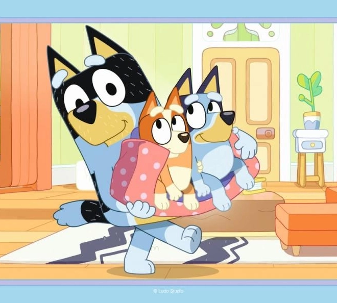 Puzzle 4v1 Bluey a Ravensburger
