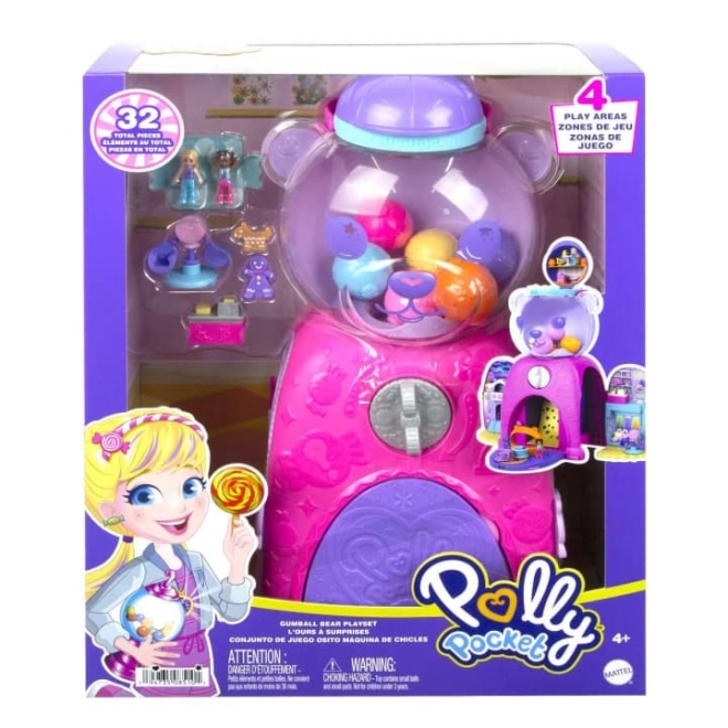 Polly Pocket megbízható maci játékszett szuper meglepetésekkel