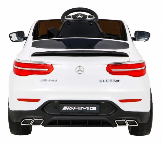 Mercedes Benz GLC63S gyerekeknek fehér + távirányító + 4x4 hajtás + MP3 LED + EVA + lassú indulás