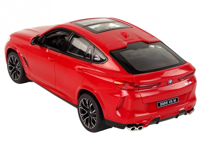 Távirányítós autó BMW X6 M piros
