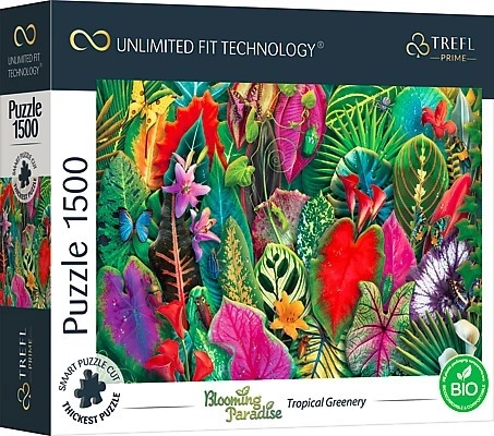 Utf virágzó paradicsom tropikus zöld 1500 db TREFL puzzle