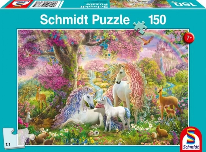 Schmidt puzzle virágok és egyszarvúk 150 darab