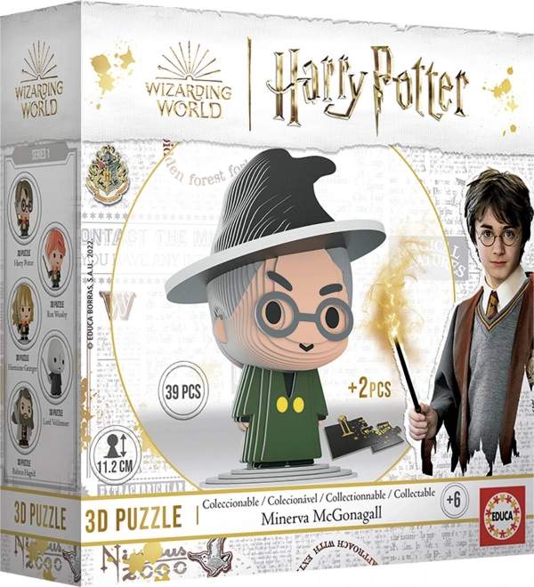 Educa 3D puzzle Harry Potter: Minerva McGonagall