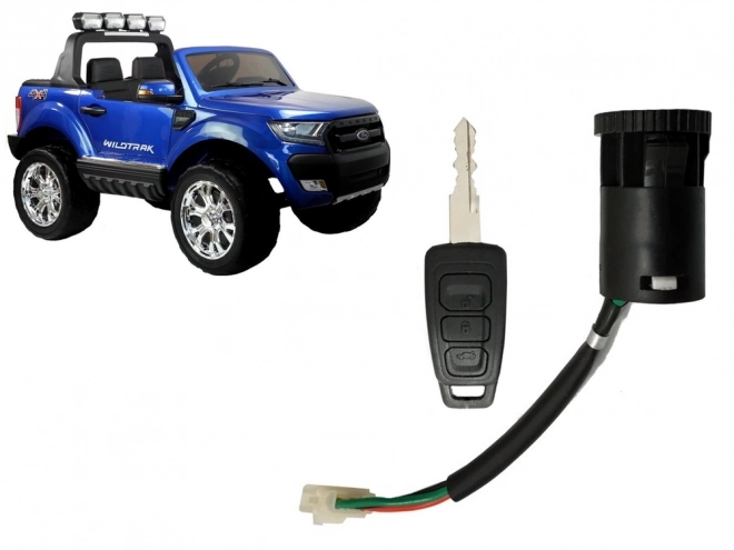 Gyújtáskapcsoló gyermek elektromos autóhoz Ford Ranger