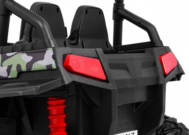Gyermek terepjáró Grand Buggy 4x4 álcával, LED világítással és MP3 rádióval