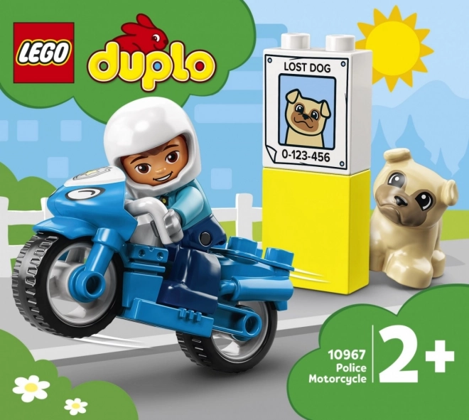 Lego Duplo városi rendőrmotor