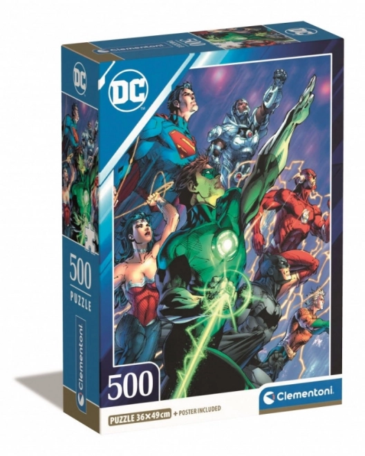 500 darabos DC Comics Justice League puzzle