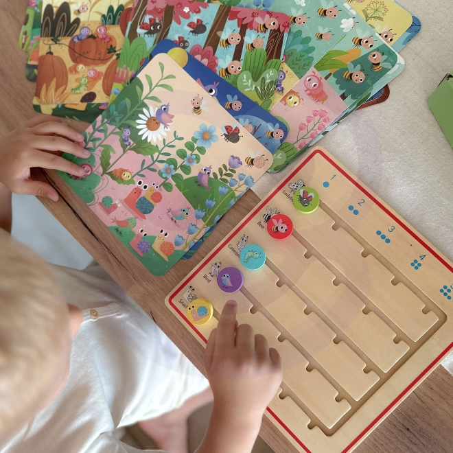 Tooky Toy fa játék Állatok számolása