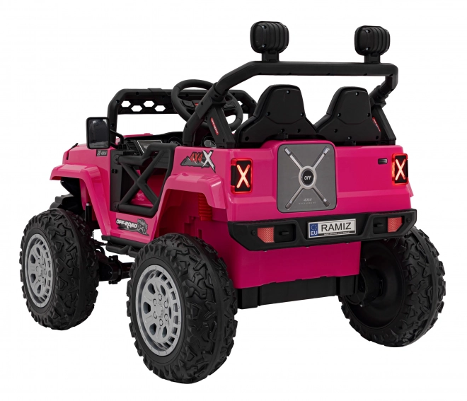 Off Road rózsaszín gyermek elektromos autó