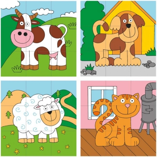 Színes állatillusztrációk